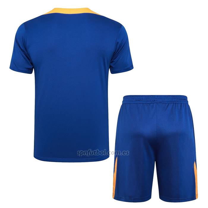 Chandal del Paises Bajos Manga Corta 2024-2025 Azul - Pantalon Corto